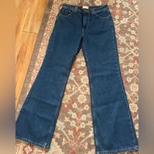 We The Free Dark Blue Flare Jeans